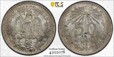 1937-M 50C KM-447  Ag MS66
