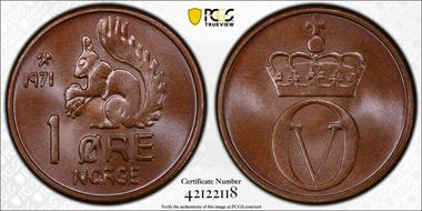 1971 Øre MS67BN