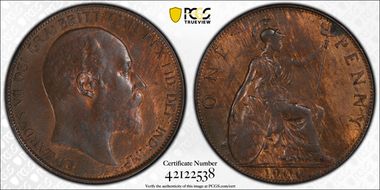 1906 1D S-3990 MS62BN