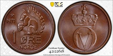 1971 Øre MS67BN
