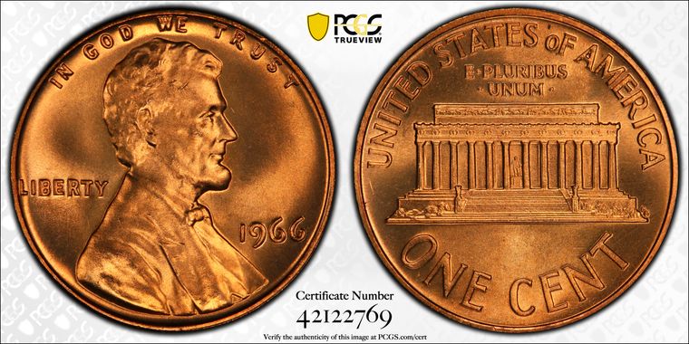 Cert 42122769 - Coin Image