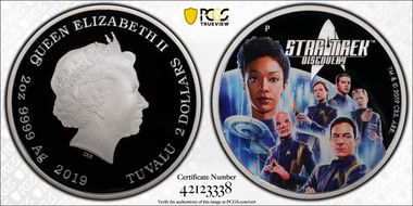 2019-P $2 Star Trek  Discovery Crew PR69DCAM