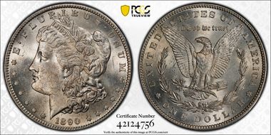 1890-S $1 MS63
