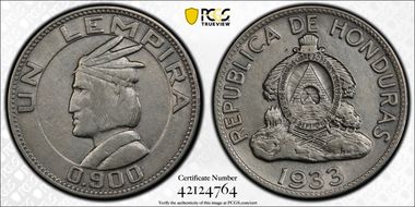 1933 Lempira XF45