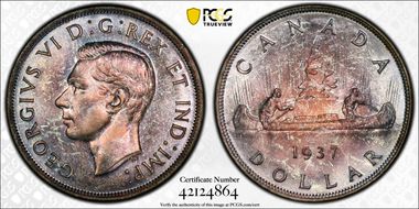 1937 S$1 Matte SP67