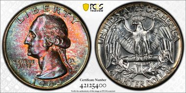 1963 25C Type B Reverse, FS-901 MS66+