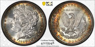 1888 $1 MS62