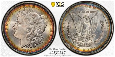 1886 $1 MS67
