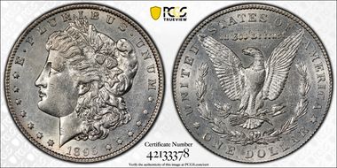 1895-S $1 AU50