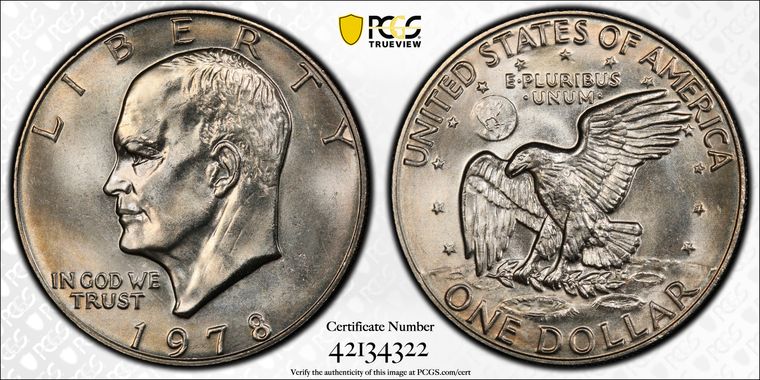 Cert 42134322 - Coin Image