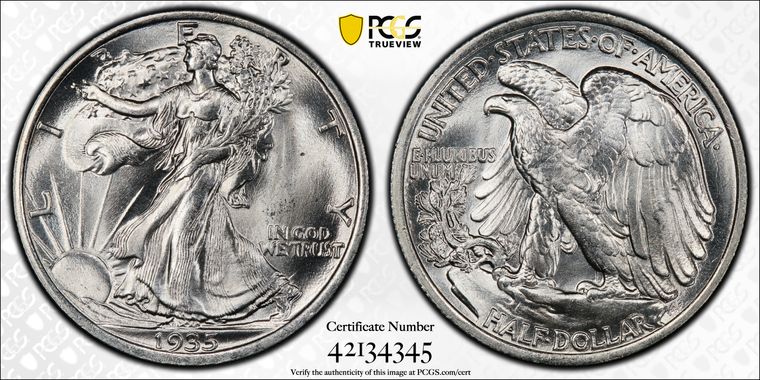 Cert 42134345 - Coin Image