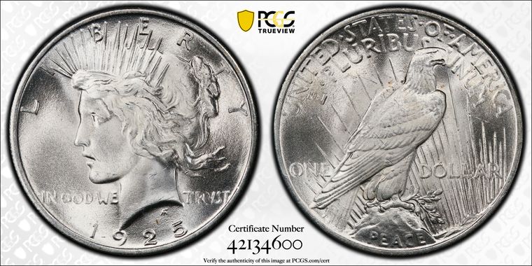 Cert 42134600 - Coin Image