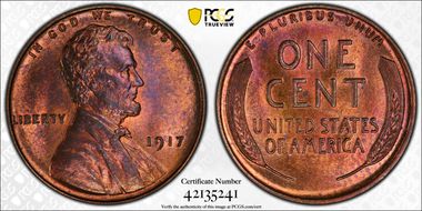 1917 1C MS64RB
