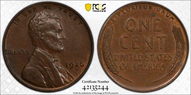 1926-S 1C AU55BN