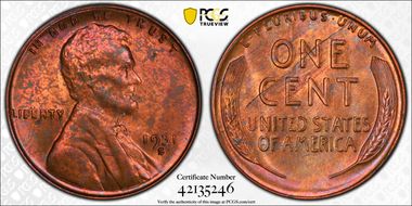 1931-S 1C MS63RB
