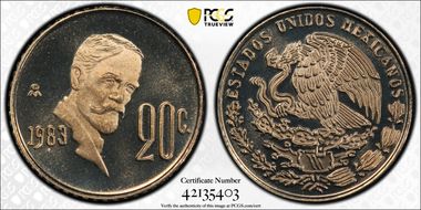 1983-Mo 20C KM-442 PR69DCAM