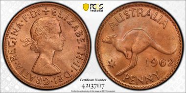 1962 Y. (p) 1D MS65RD