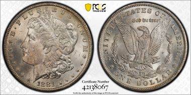 1881-CC $1 MS66