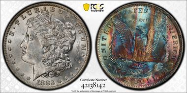 1883-O $1 MS63