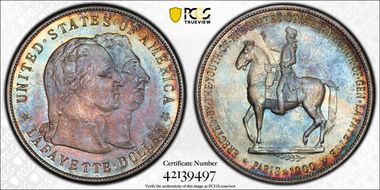 1900 $1 Lafayette MS66