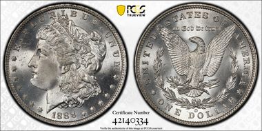 1888-O $1 MS66+ 