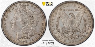 1878 7TF $1 Reverse of 1879 XF45