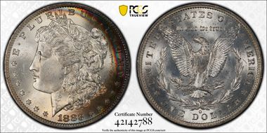 1883-O $1 MS65