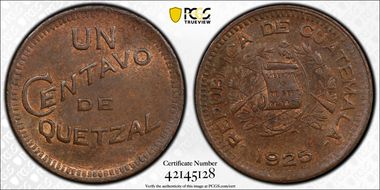 1925 1C KM-237a Bronze MS63BN