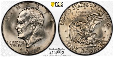 1977-D $1 MS65