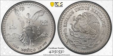 1995-Mo Onza Libertad Ag MS67