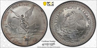 1996-Mo Onza Libertad Ag MS66