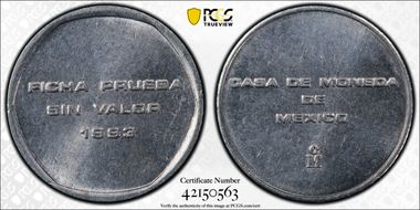 1993-Mo P(10C) Planchet Pattern Stainless Steel SP65