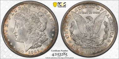 1921-D $1 MS66+