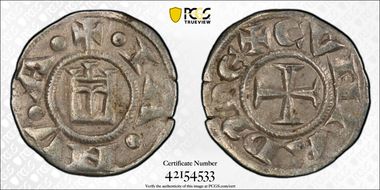 (1139-1339) Denaro Biaggi-835 AU53