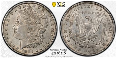 1897-O $1 AU53