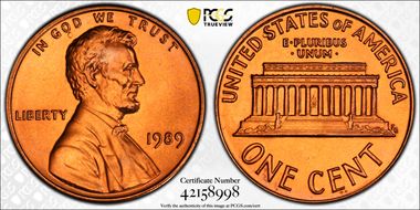 1989 1C MS67RD