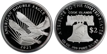2021 $2 Double Eagle PR69DCAM