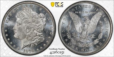 1878-CC $1 MS62