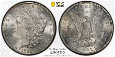 1885-S $1 MS65+ 