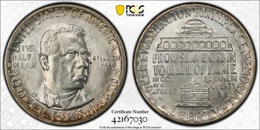 1951 50C Booker T. Washington MS67