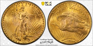 1927 $20 MS66
