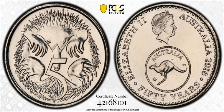 Cert 42168101 - Coin Image