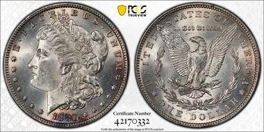 1880 $1 MS62