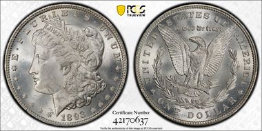 1893 $1 MS64