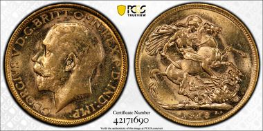 1913-M Sov S-3999 MS62