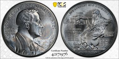 (2013) Medal Theodore Roosevelt  .999 Fine Silver MS67