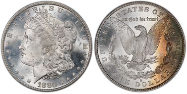 1880-S $1 MS64