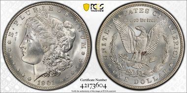 1901-O $1 MS66