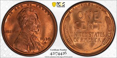 1930-S 1C MS66+ RD