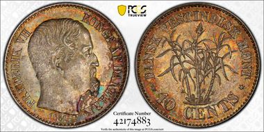 1862 10C MS64